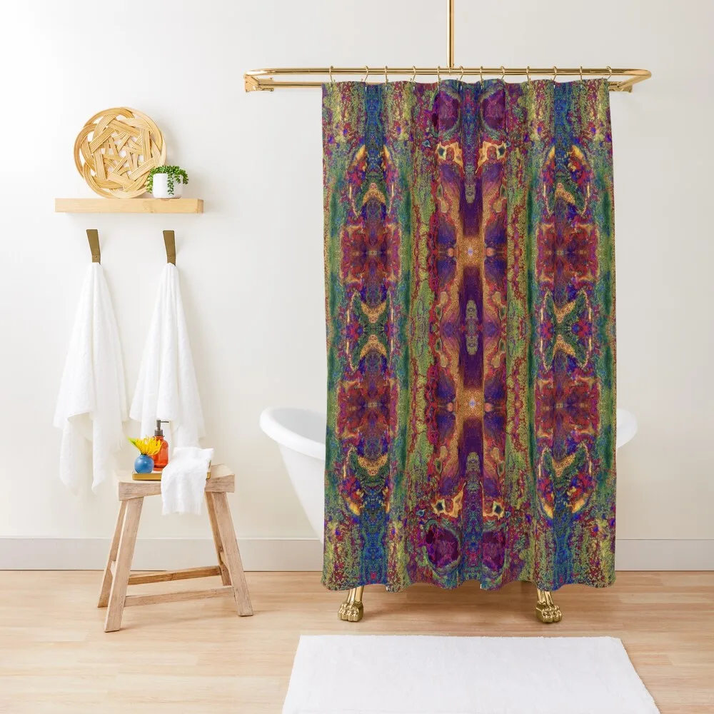 

Lithoviso stone design: Pattern made from a gemstone that you found yourself: Jasper # 5 Shower Curtain Luxury Bathroom Curtain