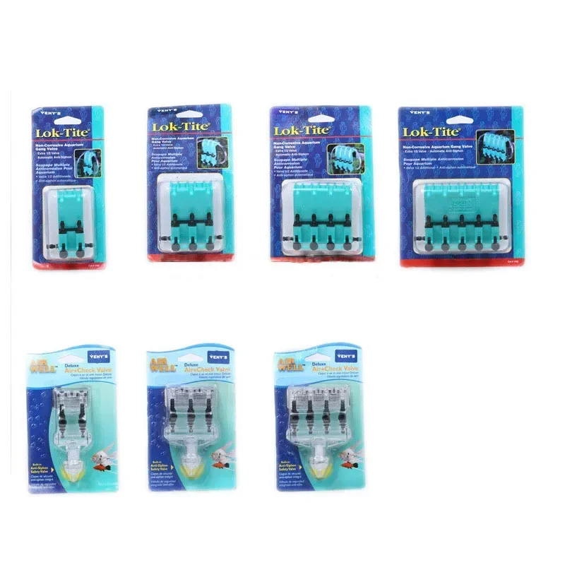 2/3/4/5 Way Aquarium Air Valve Control Split Valve Non-return Check Fish Tank Diverter Splitter Air Pump Accessories