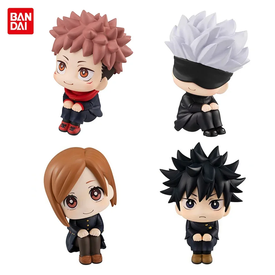 10cm Jujutsu Kaisen Q‑Sitting Anime Figure PVC Collectible, Charming Car & Desktop Decor Gift