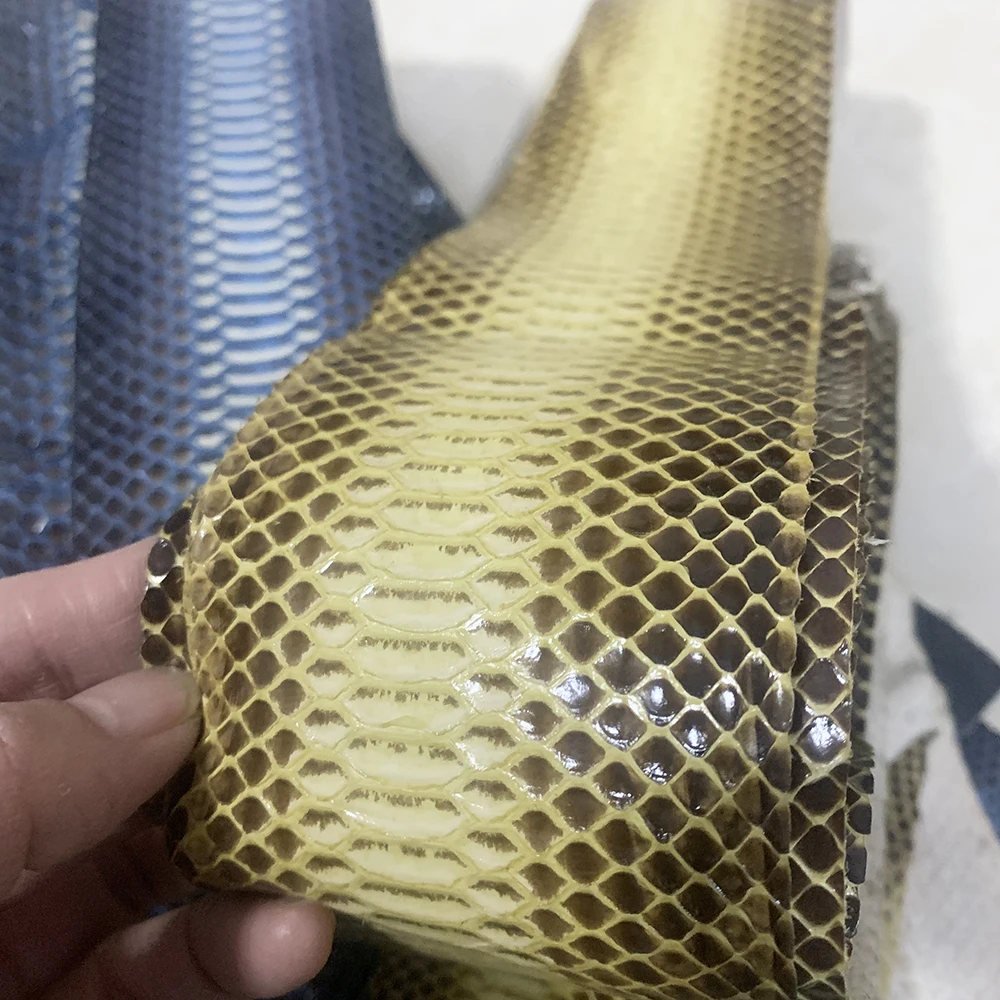 Leather Fabric Leather Material Handmade Leather Primary patterned snake skin Printing Leather Snake Skin For Phone Case,Belt DIY,Handmade Watch Strap Making Materials leather fabric,leather material,handmade leather