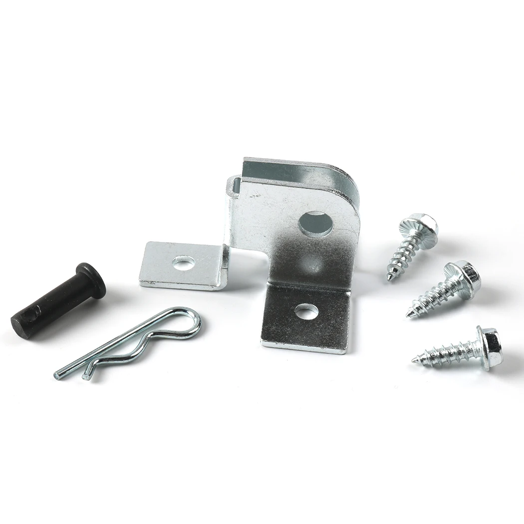 Garage Door Opener Bracket Kit—Door Bracket, Clevis Pin, Hair Pin & Fasteners Included