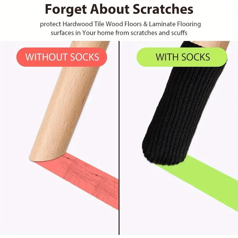 4pcs Table, Chair Leg Socks