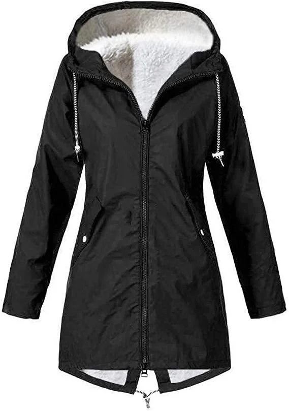 

Women's Jacket 2023 New Autumn Inter Plush Jacket For Women's Sprinters, Three In One Outdoor Hooded Mountaineering Jacket