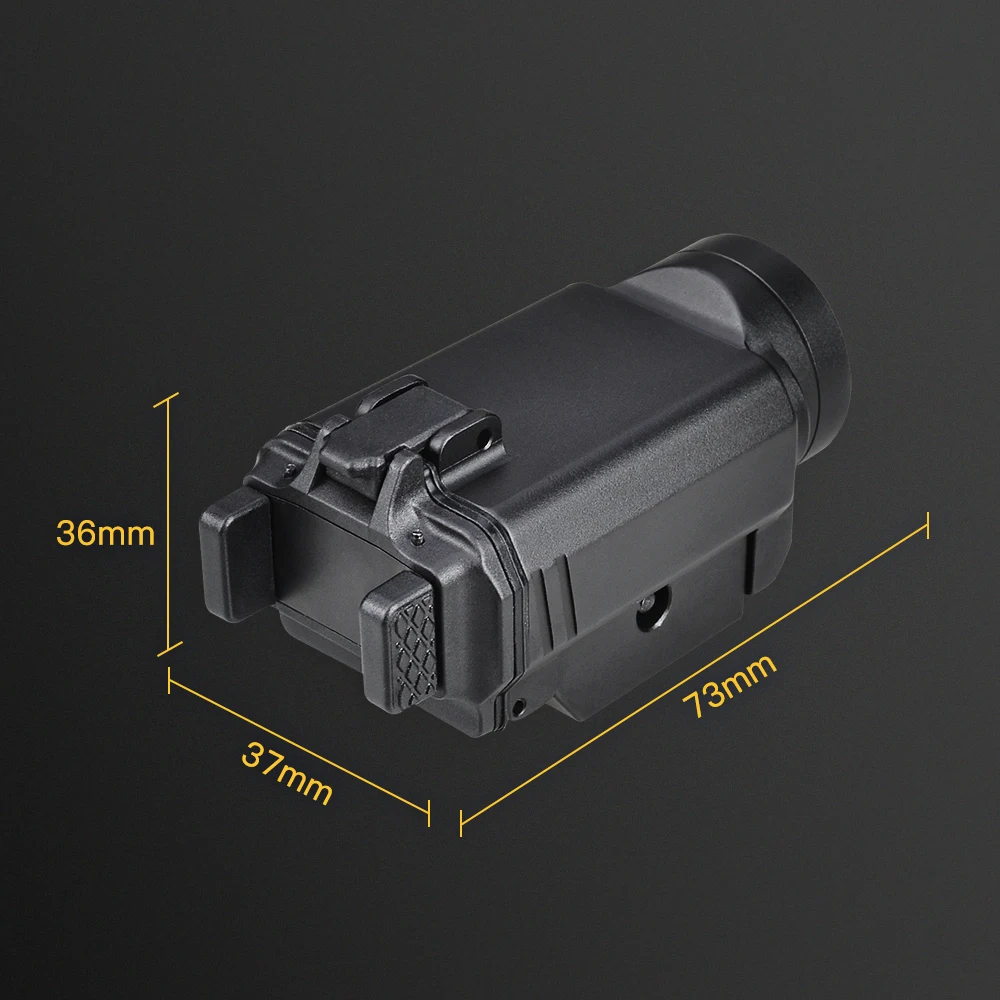 Aluminum Tactical Flashlight for Pistol Shooting with 1000 Lumens LED