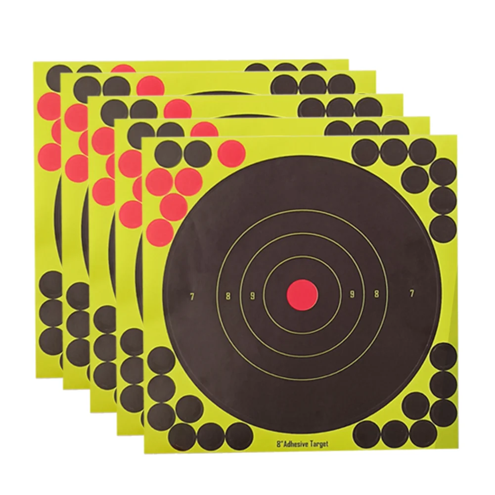 High Visibility Reactive Splatter Target Stickers