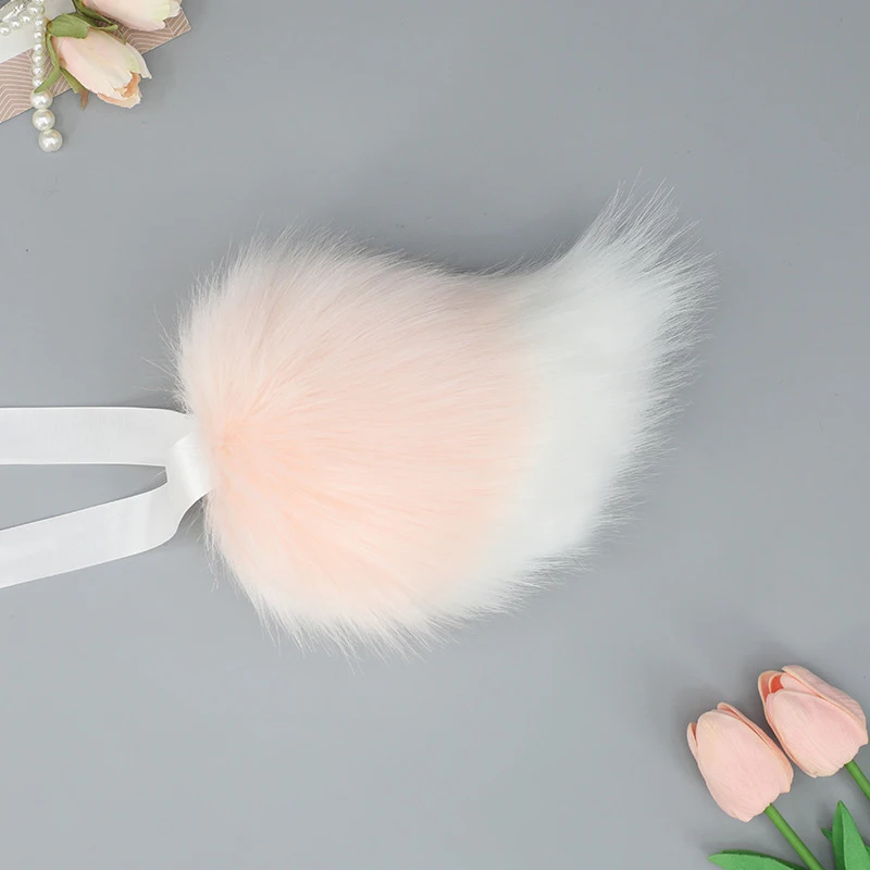 Mädchen Plüsch Lange Kaninchen Ohren Stirnband Lolita Cosplay Requisiten Halloween Party Tier Ohr Kopfbedeckung Hoop Haar Zubehör Kaninchen Schwanz – Detail 16