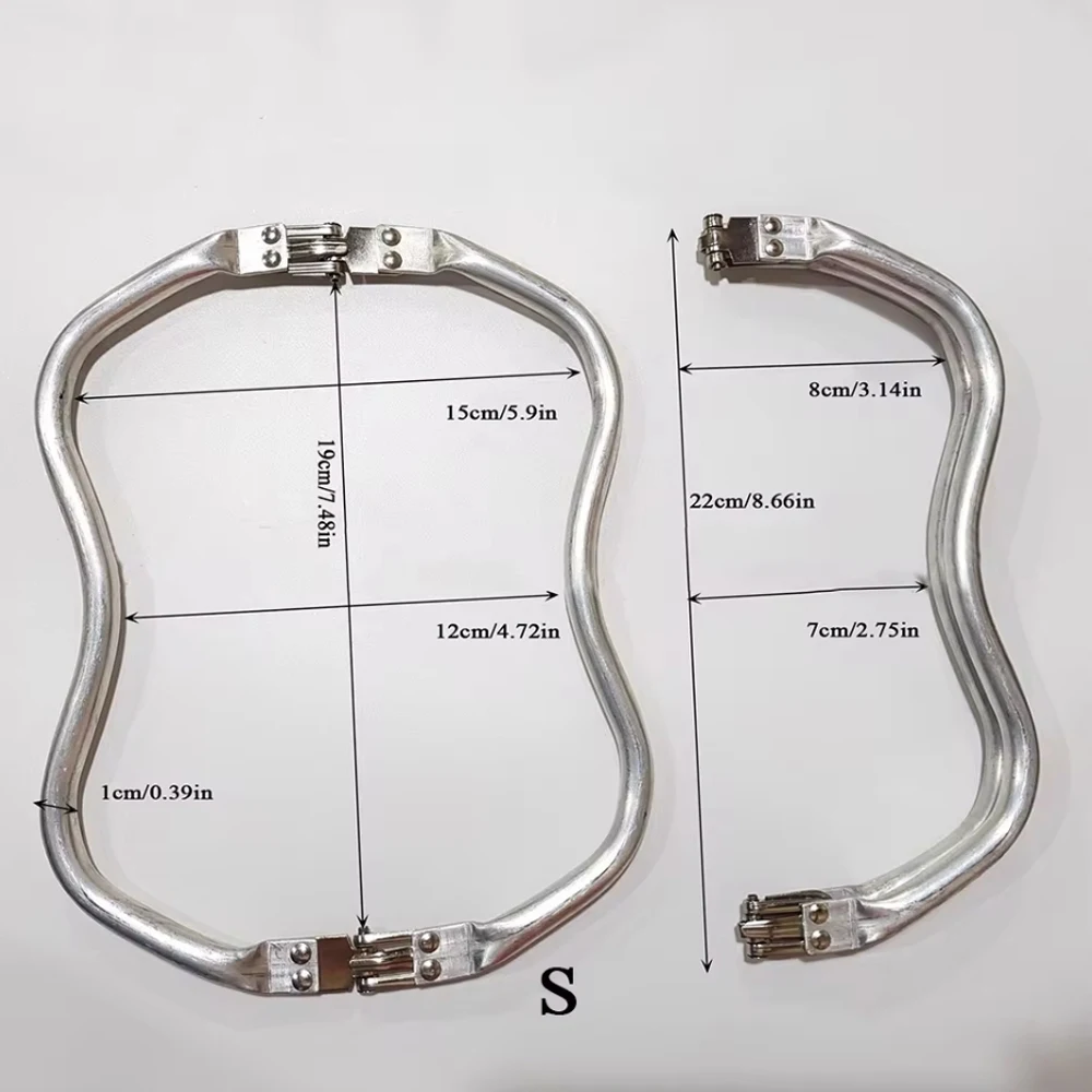 DIY Metall Geldbörse Rahmen Griff Kuss Verschluss Schloss für Tasche Nähen Handwerk Schneider Zubehör Tasche Rahmen für Geldbörse Rucksack Taschen Teile – Detail 8