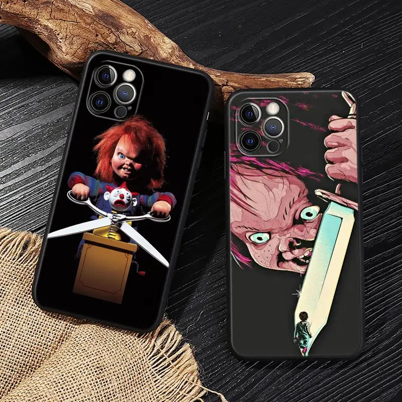 Horror Scary Chucky Doll Funda For Iphone 14 Case For Iphone