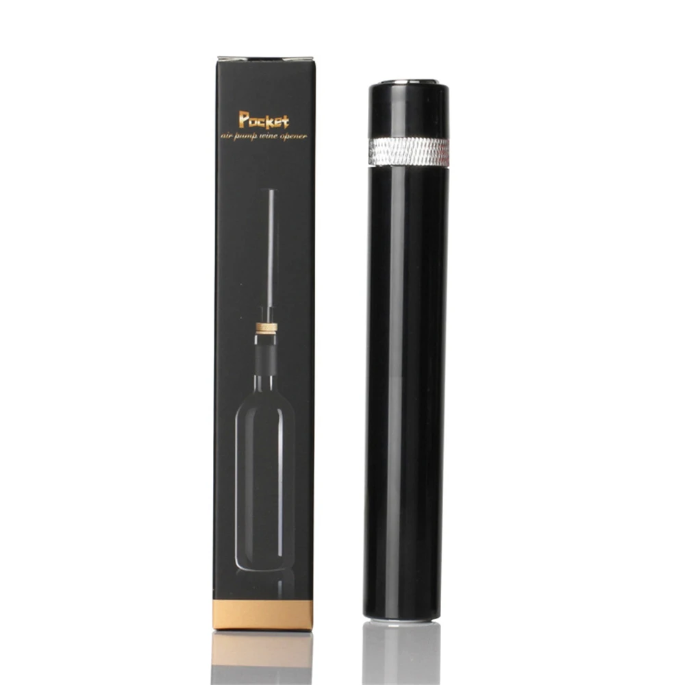 1/2PCS Wine Opener Air Pump Pressure Vacuum Wine Bottle Corkscrew Stainless Steel Pin Type Cork Out Tool Opener Bar wine opener wine corkscrew