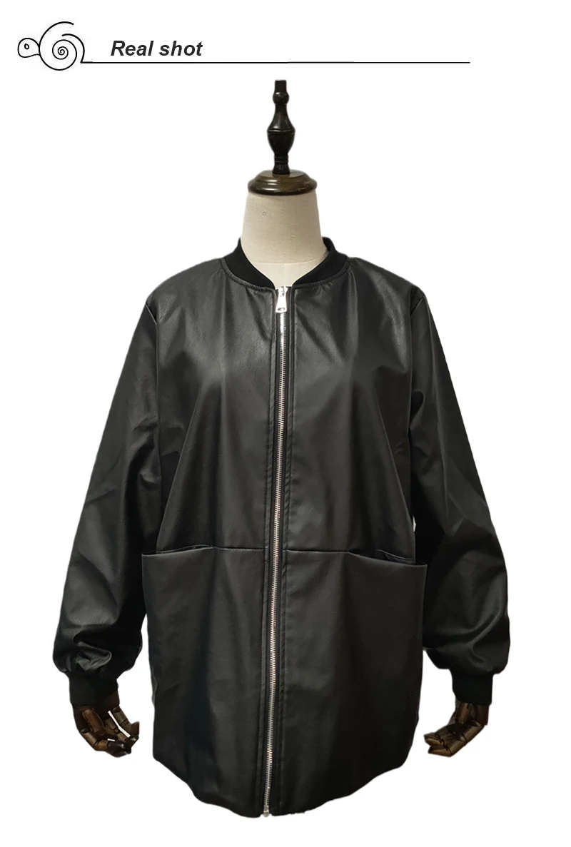 Рисунок 5 - Женская куртка из искусственной кожи на весну и осень