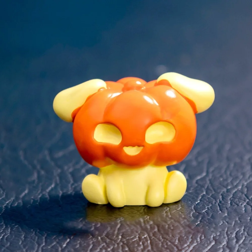 Witch Hat Mini Pumpkin Elf Resin Sitting Decorate Hallowmas House Accessories Props Candy Halloween Elf Miniatures