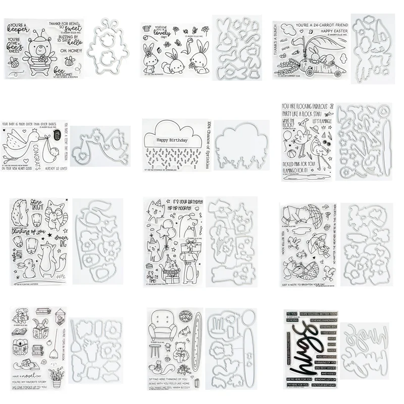 New Stamps Dies 2022 Card Making New Dies Stamps Scrapbooking New