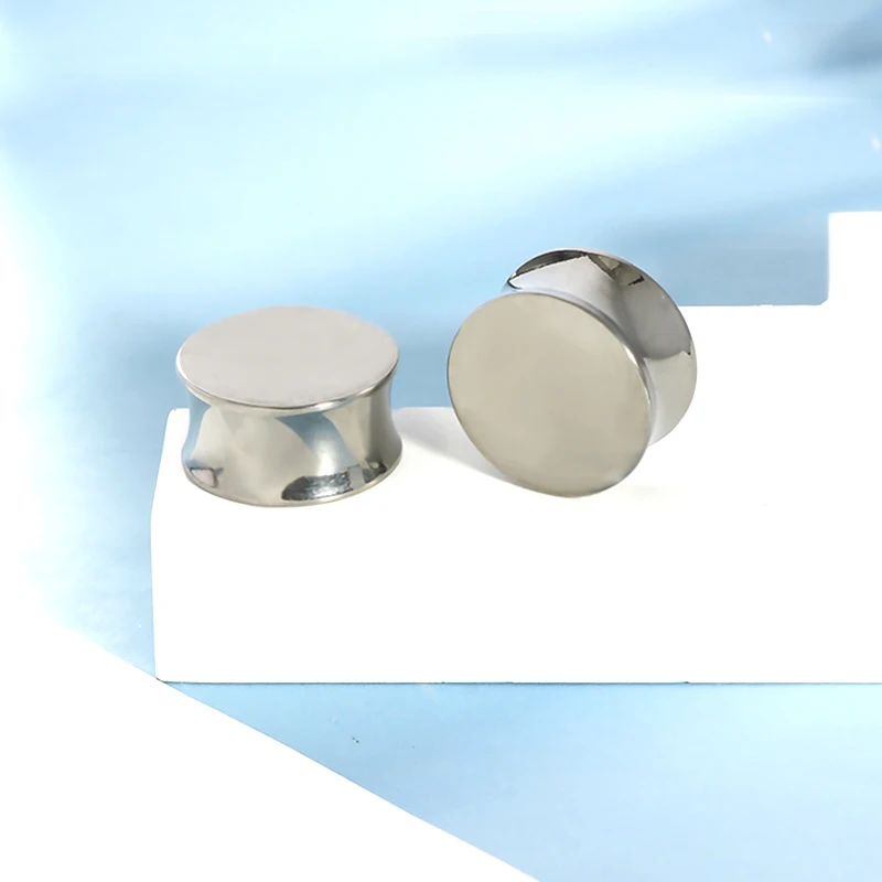 Titanium Ear Gauges Flesh Tunnels Plugs Gauges Earring Expander Stretcher Ear Tunnels For Ears Plug Earrings Body Piercing Jewe