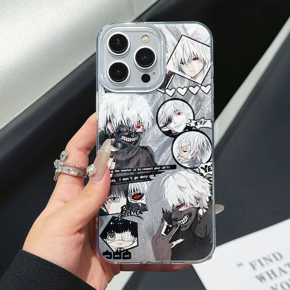 Anime Tokyo Ghoul Feather Texture Hard Phone Case