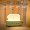 Bread Toast Table Light Toaster Nightlight Creative USB Rechargeable Led Lamp Decor Holiday Baby Bedroom For Birthday Gift 3
