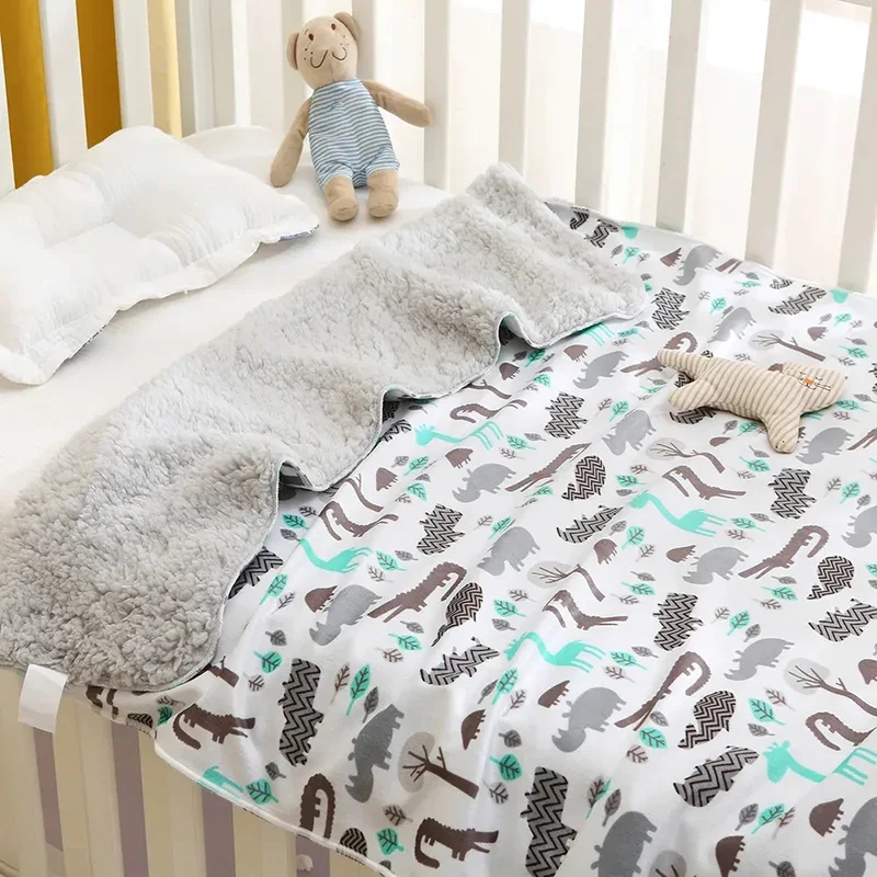 New Double Layer Super soft Fleece Infant Blankets