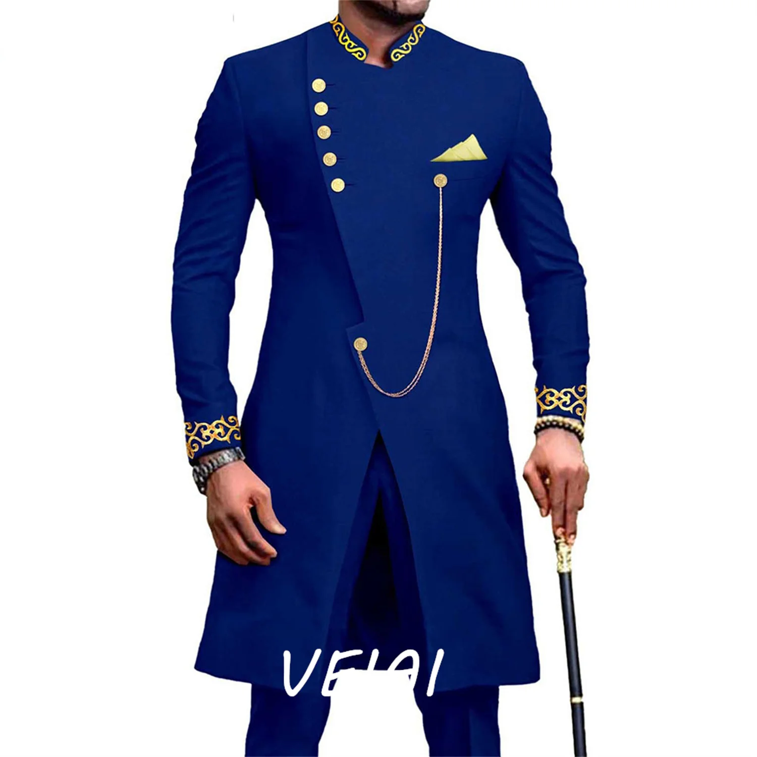 Customized Slim Fit Skinny Men Suits Elegant Men's Business Suits Single Breasted Bridegroom Men Suit 3 Pieces(Jacket+Pant+Vest)