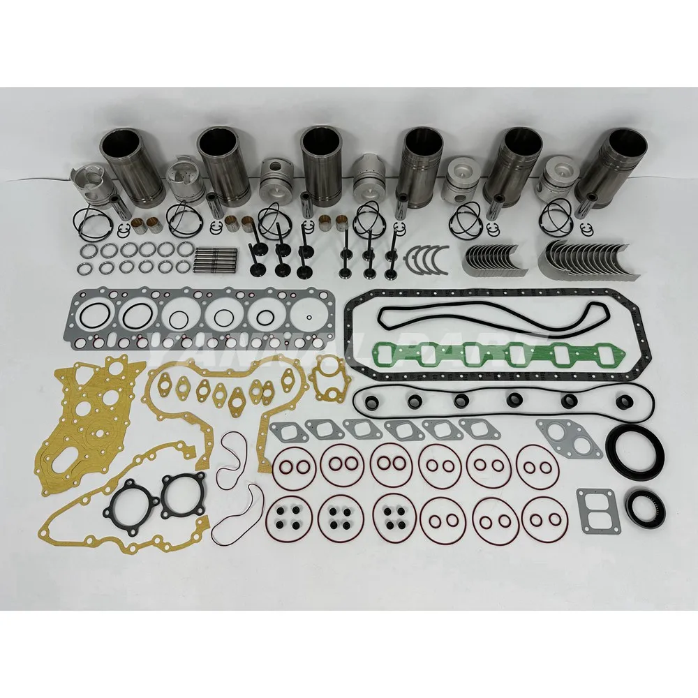 

Fd6 Engine Cylinder Liner Kit With Full Gasket Kit Engine Bearings Set Valves OEM For Nissan Excavator Engine Parts