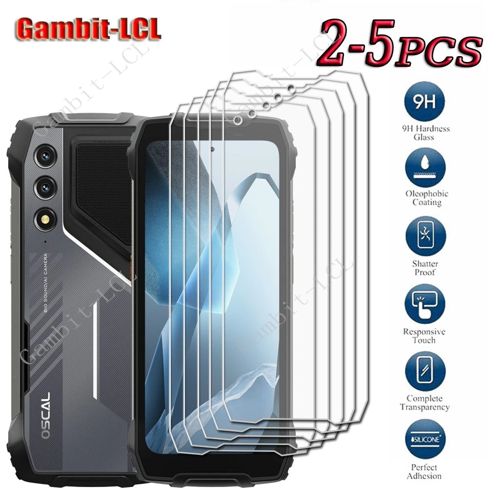 Premium 9H HD Tempered Glass Screen Protector - 2-5 Pack