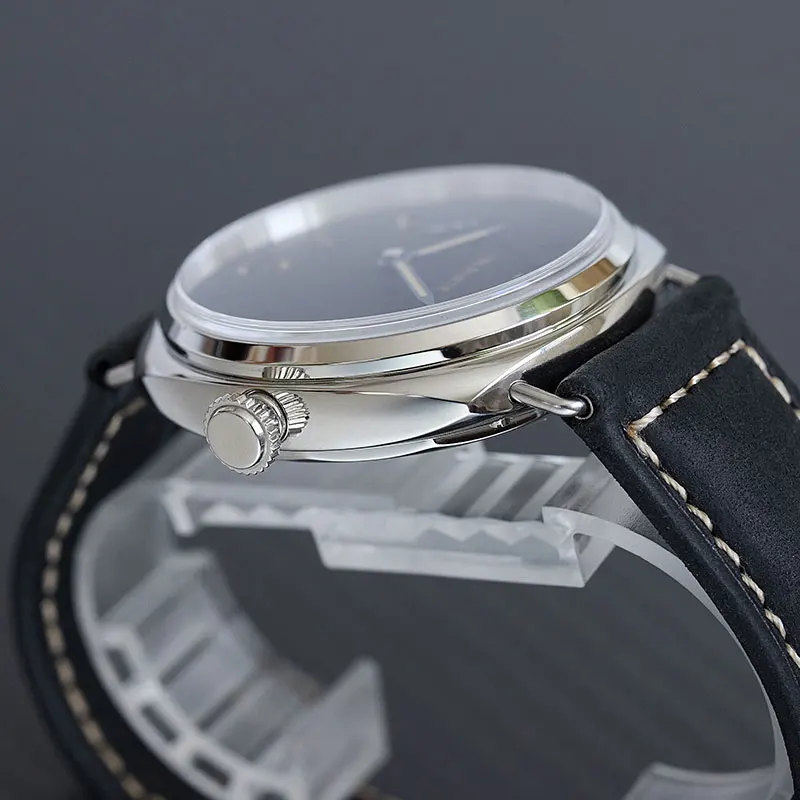 Milifortic E064 Manual Wind Mechanical Watches Luminous 44mm Sandwich Dial Homage Retro Wristwatches for Men - 5