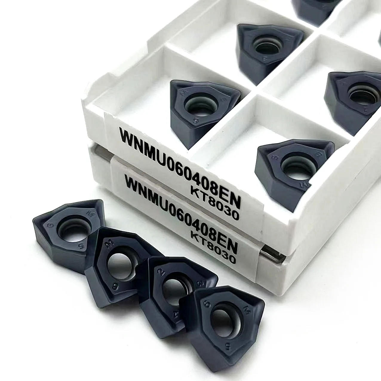 10pcs WNMU060408EN KT8060 Face Milling Cutter Inserts WNMU080608EN  