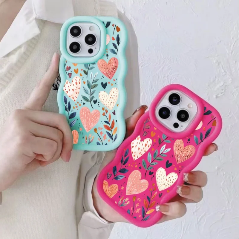 Charming Floral Soft Silicone Phone Case