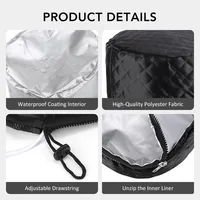 Bonnet chauffant imperméable pour soins capillaires, température réglable, idéal pour l'application profonde de soins à domicile, en salon ou en spa 3