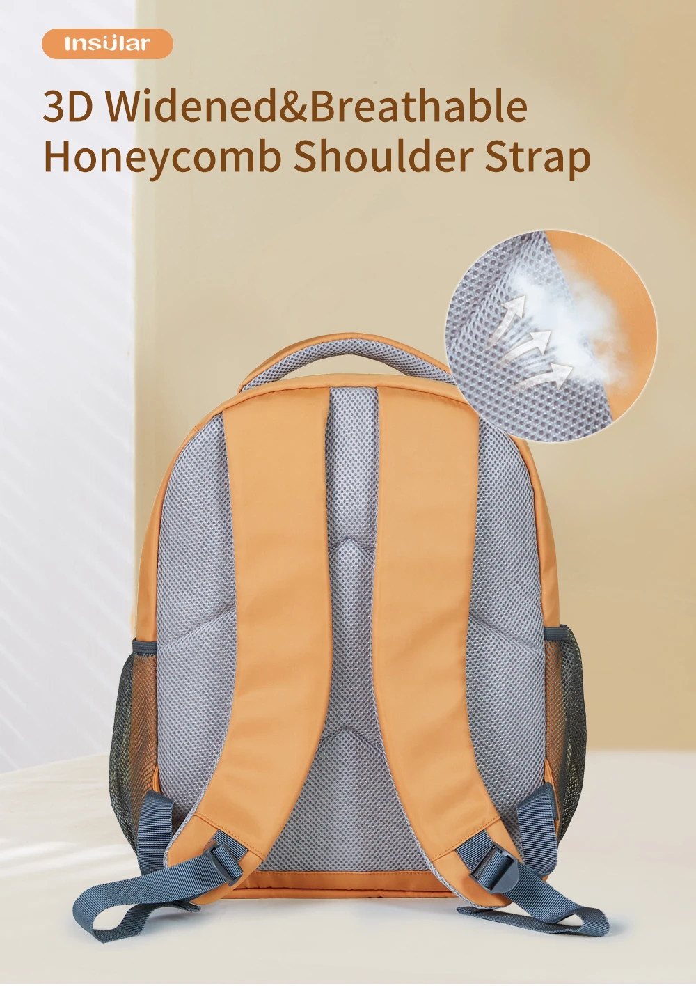 Insular Baby Diaper Backpack Mummy Large Capacity Nurse Changing Bag Multi-function Outdoor Travel Stroller Nappy Bags For Baby 4