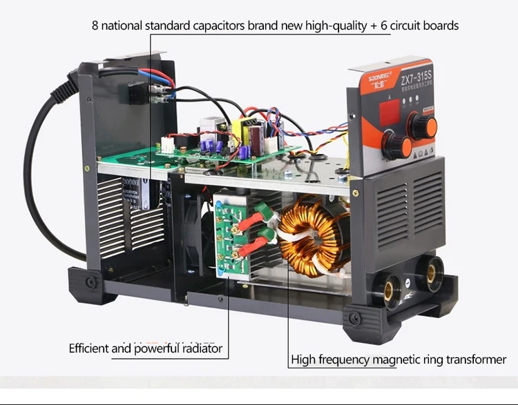 ZX7-315 Portable Electric Welding Machine 220V/380V/3500W Dual