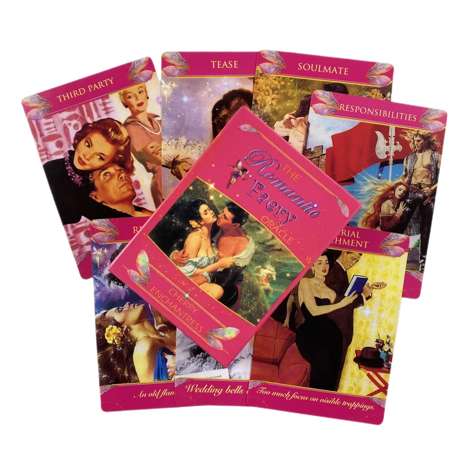 thumbnail image 2 of The Romantic Faery Oracle Cards A 54 Tarot English Visions Divination Edition UK | UK 2 of 9