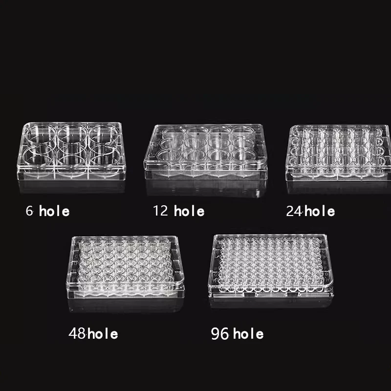 평평한 바닥 세포 배양 플레이트, 박테리아 배양 플레이트, 효소 플레이트, 살균 배양 플레이트, 6, 12, 24, 48/96 웰, 10 개