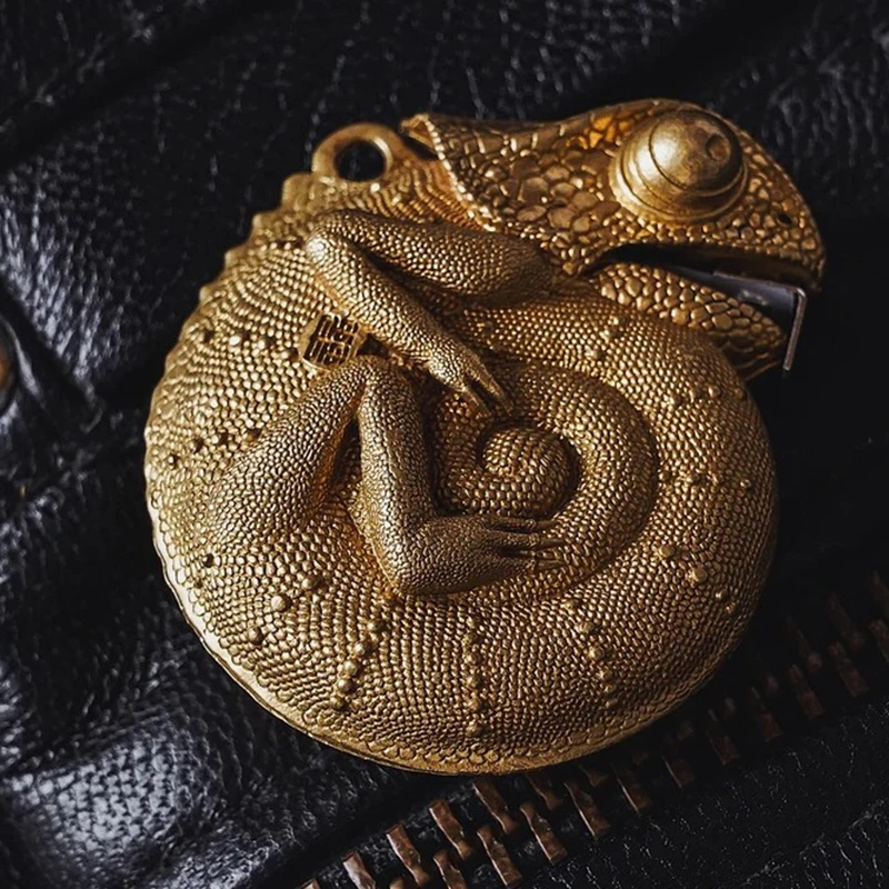 핫세일 카멜레온 줄자 스틸 자 휴대용 소형 스틸 자 펜던트 측정 도구 합금