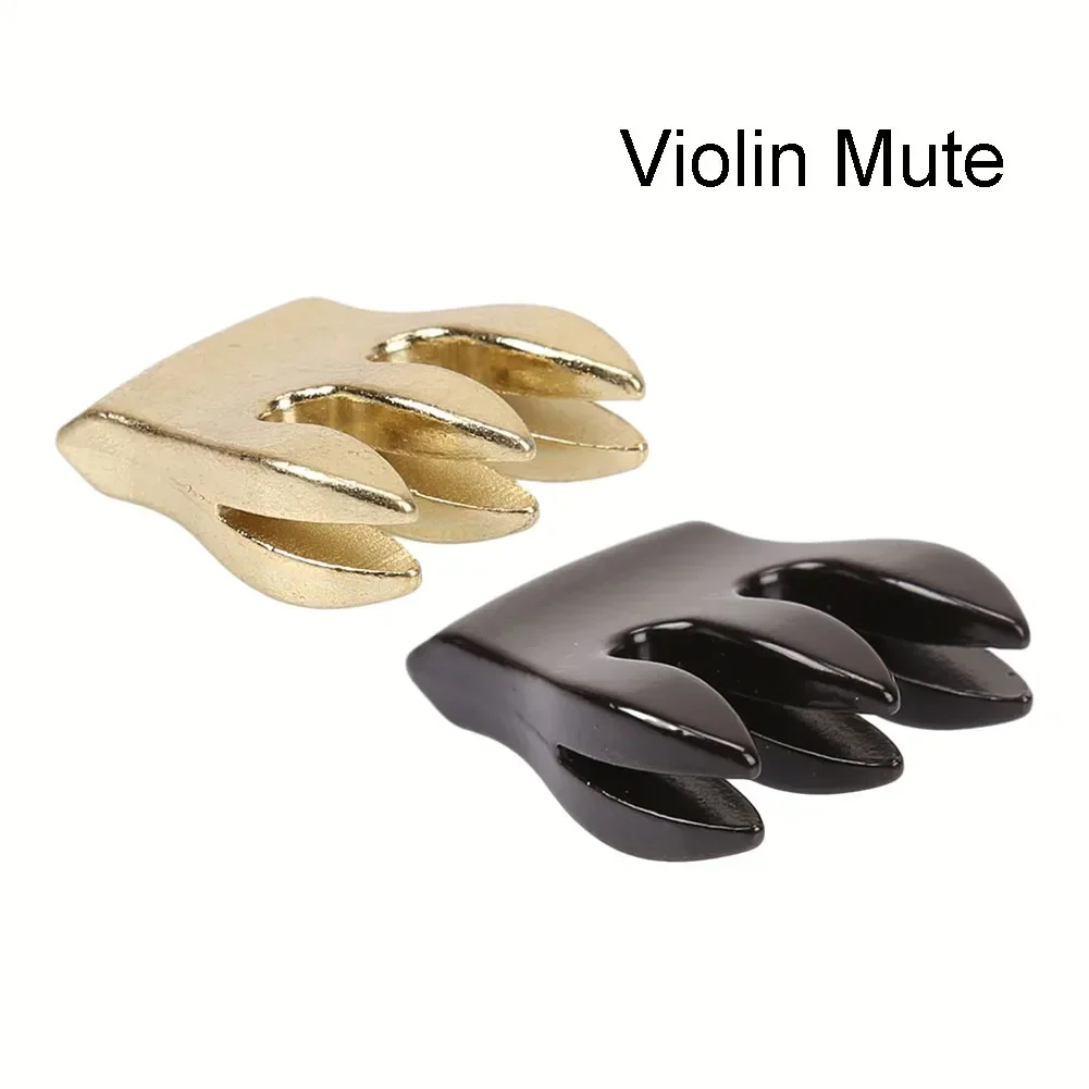 Violin Mute New Practical Durable Violin Mute Silencer Durable Metal Practice Aid