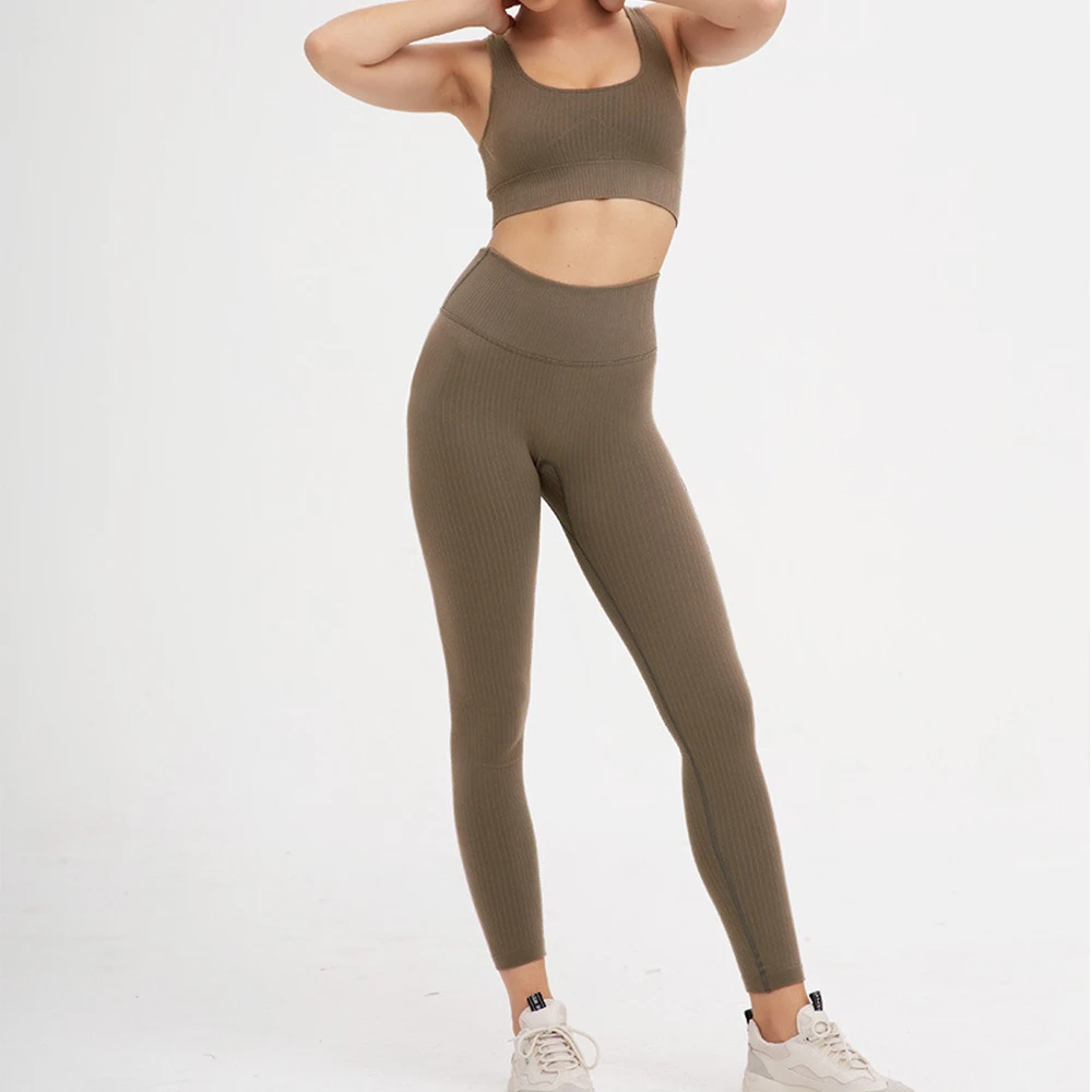 2 Piece Set Sportswear Workout Clothes For Women Sports Bra And Leggings Set Sports Wear Women Gym Clothing Athletic Yoga sports bra set,gym workout set,yoga set,fitness set,sportswear set,sports set