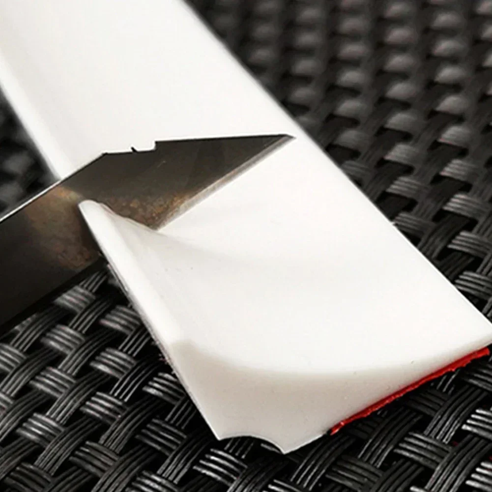 Water Barrier Bendable Silicone Waterstop Strip Kitchen Countertop Retaining Barrier Dry&Wet Separation Door Sealing Strip 1PC