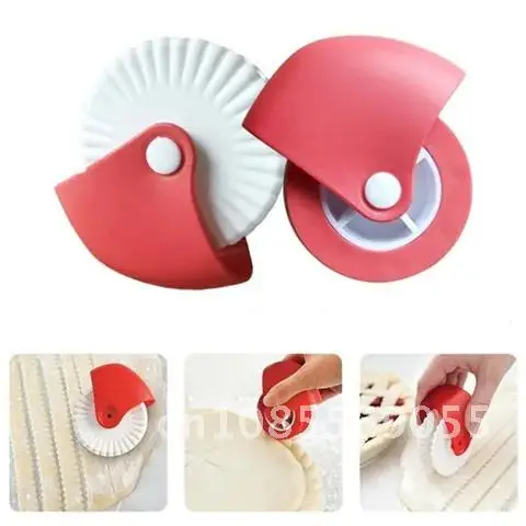 

Pizza Pastry Lattice Cutter Kitchen Plastic Wheel Roller for Pie Decor Baking Tools Crust Cutter Pie Pastry