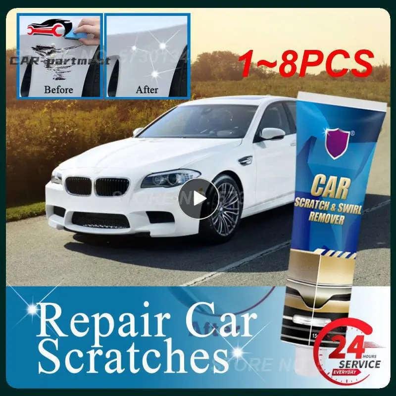 

1~8PCS Car Scratch Repair Tool Suit Scratches and Swirl Remover Auto Scratches Repair Polishing Wax Anti Scratch Car Cleaning