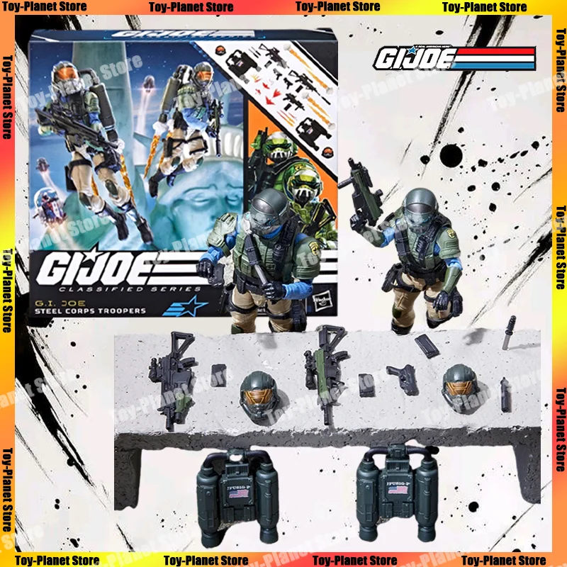 

G.I. Joe GI JOE Classified Series Figure Steel Corps Troopers G I Joe Cobra Anime Action Figures Statue Model Figurine Gift Toys