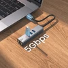 USB C HUB Docking Station Type C to RJ45 1000Mbps Ethernet Adapter USB3.0 HUB Gigabit Network Card 100W charging Dock Extension 3