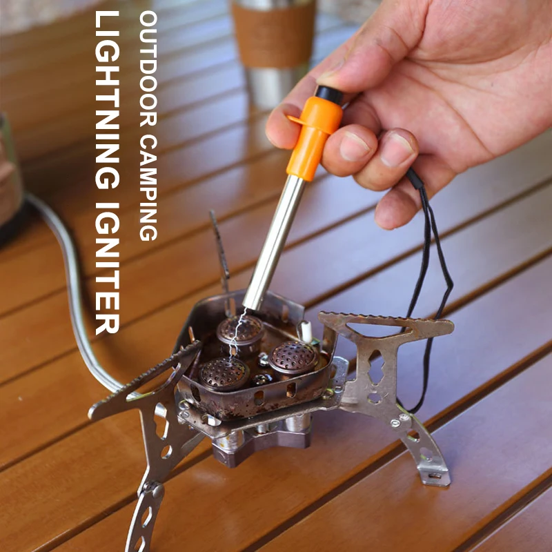 Electric Igniter No Need Battery Piezoelectric Waterproof Portable Pulse Lighter for Home Outdoor Stove Camping Stove Accessories gas lighter stove igniter camping stove accessories flame igniter