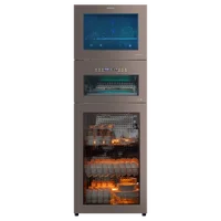 Outdoor Wine Cooler Single-zone Wine Cabinet Commercial Bottle Cooler Refrigerator Temperature Control Wine Cellar 1