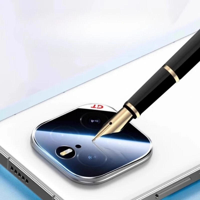 Premium Full Glue Tempered Glass Camera Lens Protector with Easy Installation Locator