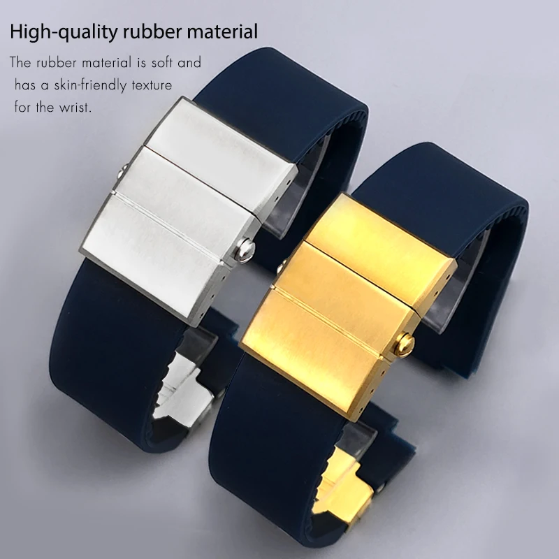 25mm High Quality Rubber Silicone Watch Strap Two Styles of Design