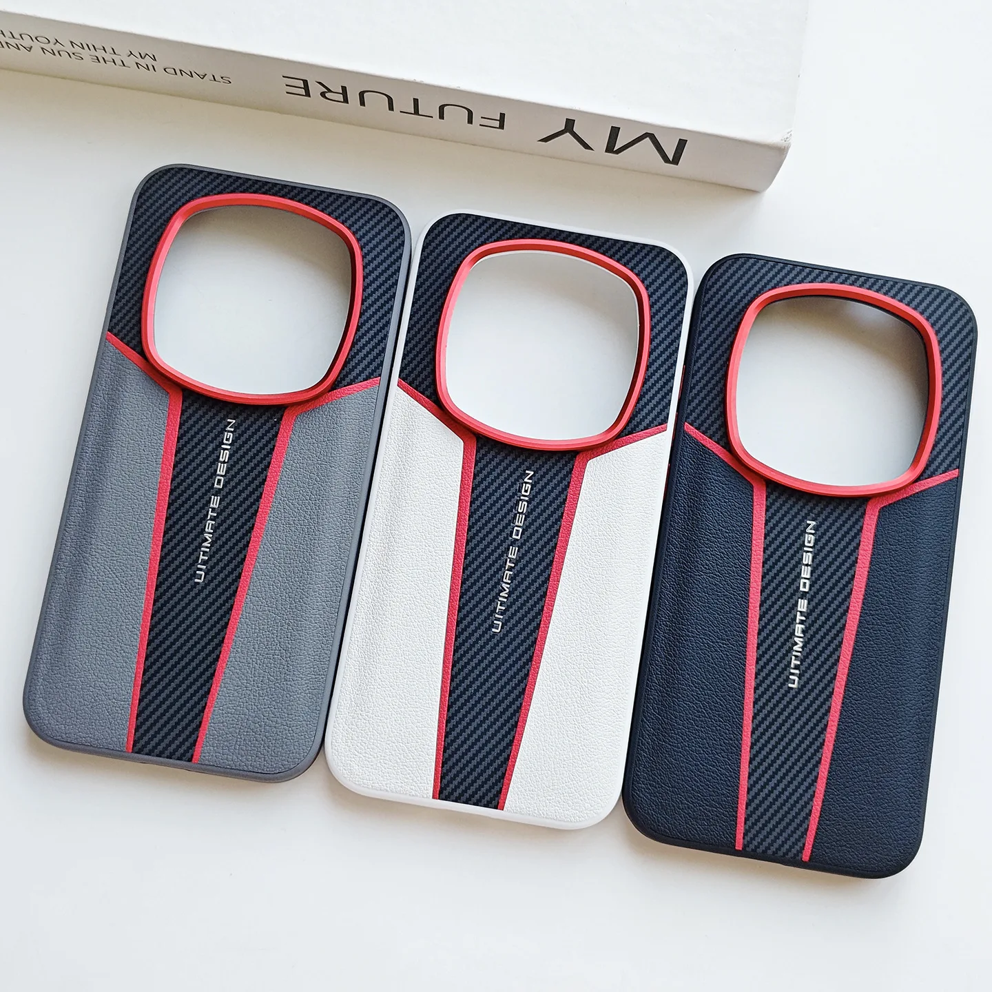 Luxury PU Leather Skin-Friendly Back Cover for Honor Magic8 RSR - Porsche Design-Inspired