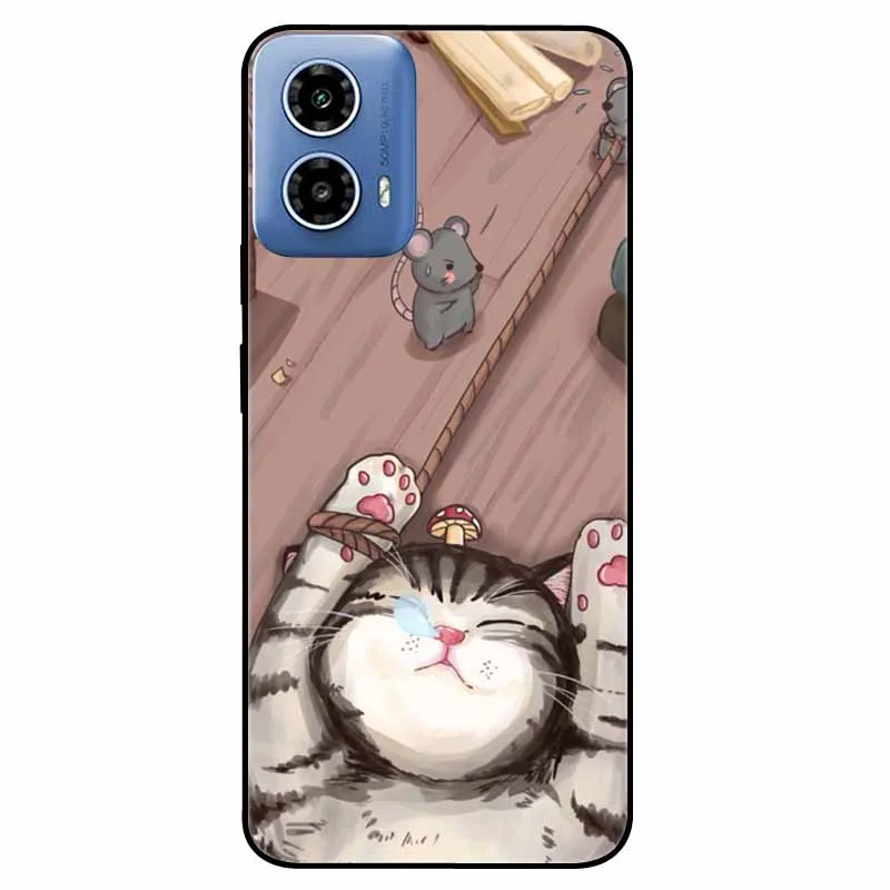 Soft Silicone Fashion Animals TPU Bumper Luxury Phone Case with Painted Design