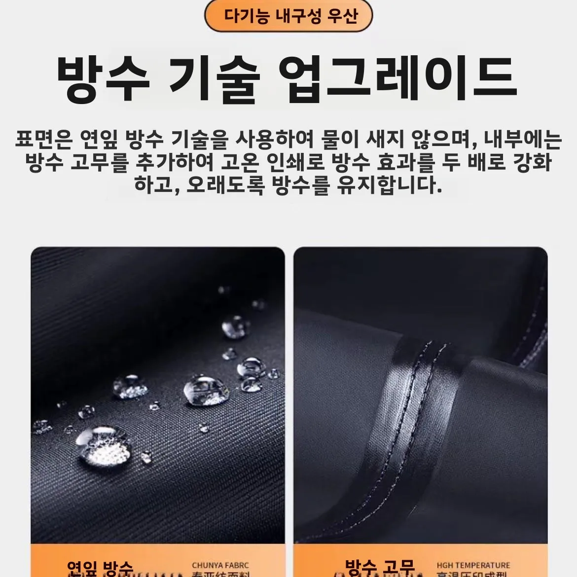 두꺼운 투피스 세트 레인코트 (야외 작업용, 폭우에도 견디는) 남녀공용 수제 맞춤형 레인 팬츠