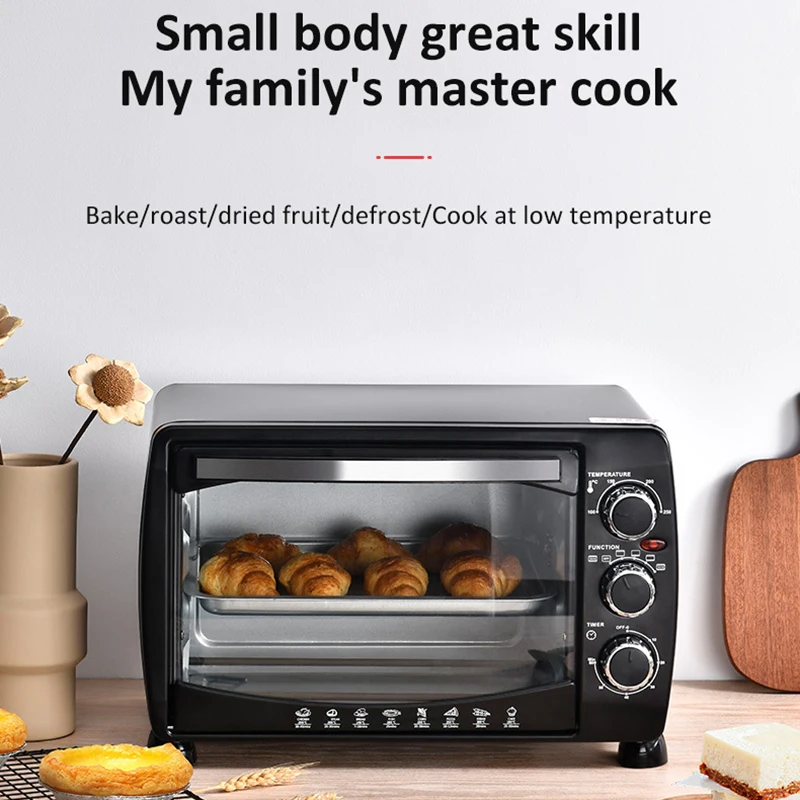 20L Small Capacity Household Mini Electric Oven Baking Machine Microwave Oven 4