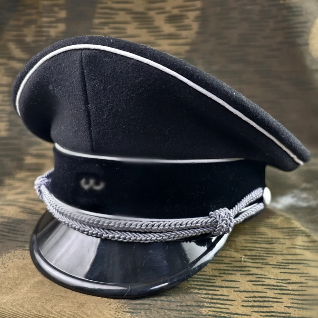 WWII German-style officer hat wool cosplay performance hat