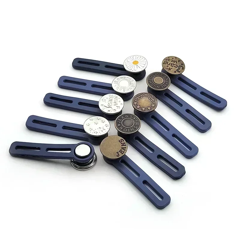 Metal Button Sewing Tool Jeans Pants Buttons 6 Pcs Waist Stretch Extender  Women Men 2cm Fix Expanders - Price history & Review, AliExpress Seller -  See all Store