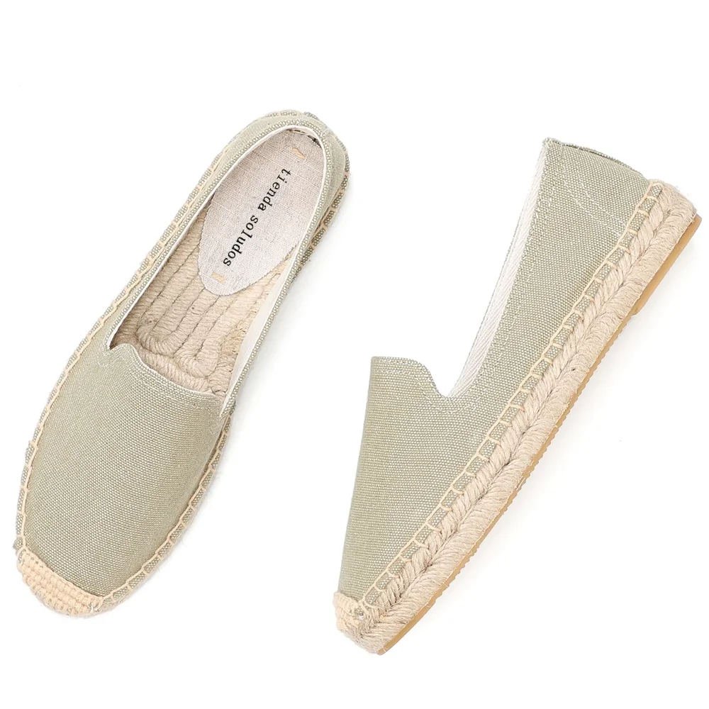 Women Shoes Women Flats Casual Shoes Espadrilles For Women Casual Hemp Flat Platform Concise Slip On Flats Comfortable loafers